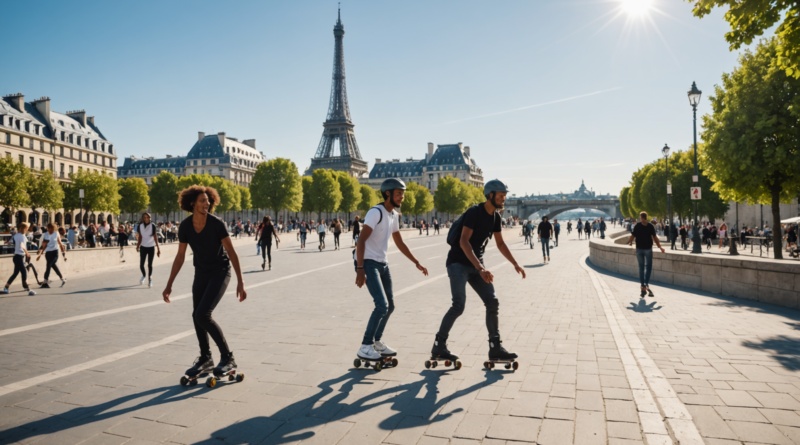 découvrez les meilleurs itinéraires pour skater et faire du roller le long des magnifiques bords de seine à paris, alliant sport et balade urbaine.